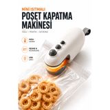 RAYLAX Mini Isıtmalı Poşet Kapatma Makinesi USB Şarjlı Poşet Yapıştırma ve Kesme Cihazı Gıda Paketleme Mühürleme Aleti Cips Kahve Kuruyemiş Koruyucu