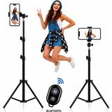 Raylax Ring Light LED Işıklı Tripod 10 Inç Halka Youtuber Tiktok Video Makyaj Işığı Ayaklı 10 Inç - Siyah
