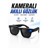 RAYLAX Yapay Zeka Destekli Kameralı Akıllı Gözlük 8MP Kamera ChatGPT Çeviri Ses Kayıt Özellikli Güneş Gözlük Kamera
