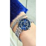Raymond RYM-213055 QUARTZ KADIN KOL SAATİ - 2 YIL GARANTİ Gümüş-MAVİ