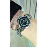 Raymond RYM-213055 QUARTZ KADIN KOL SAATİ - 2 YIL GARANTİ GÜMÜŞ-SİYAH