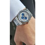 Raymond RYM-280268-CR QUARTZ ERKEK KOL SAATİ - ÇELİK KASA VE SAFİR CAM - 2 YIL GARANTİ SS-BL-W