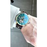 Raymond RYM-4123 OTOMATİK ERKEK KOL SAATİ - ÇELİK KASA VE DERİ KORDON - 2 YIL GARANTİLİ