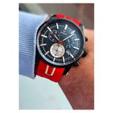 Raymond Rym-4591 Quartz Silikon Erkek Kol Saati - 2 Yıl Garanti Kırmızı