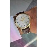 Raymond RYM-4735 QUARTZ KLASİK ERKEK KOL SAATİ - 2 YIL GARANTİ GOLD-KAHVE-BEYAZ