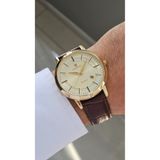 Raymond RYM-4735 QUARTZ KLASİK ERKEK KOL SAATİ - 2 YIL GARANTİ GOLD-KAHVE-GOLD