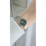 Raymond RYM6-611505L QUARTZ KADIN KOL SAATİ - 2 YIL GARANTİ (26mm) IPG-GREEN