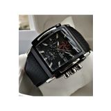 Raymond Swiss 8309 Siyah Köşeli Erkek Kol Saati