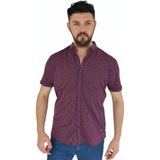 Raymons Erkek Dügmeli Polo Yaka Tişört R43700 BGL-ST02775 - XL - Mürdüm