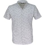 Raymons Erkek Önden Düğmeli Yakalı Tişört Baskılı R4350 BGL-ST03771 - Beyaz - 2XL