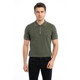 Raymons Erkek Polo Yaka Kısa Kollu Triko Tişört Regular Kalıp BGL-ST05557 - Haki - XL