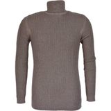 Raymons Erkek Spor Balıkçı Yaka Kazak R22897 BGL-ST03178 - Bej - 2XL