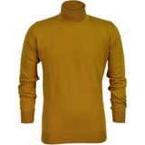 Raymons Erkek Spor Düz Balıkçı Yaka Kazak R21010 BGL-ST03179 - Hardal