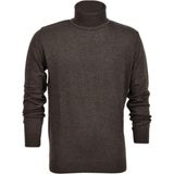 Raymons Erkek Spor Düz Balıkçı Yaka Kazak R21010 BGL-ST03179 - Kahve
