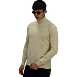 Raymons Erkek Spor Düz Balıkçı Yaka Kazak R21010 BGL-ST03179 - Taş