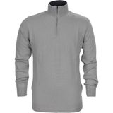 Raymons Erkek Spor Düz Fermuarlı Yaka Kazak R22949 BGL-ST03181 - Gri - XL