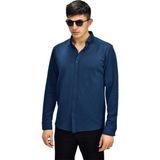 Raymons Erkek Spor Jakarlı Uzun Kol Gömlek R6530 BGL-ST03205 - 2XL - Petrol