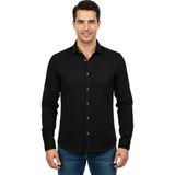 Raymons Erkek Spor Silim Fit Dokuma Gömlek BGL-ST04946 - Siyah - XL