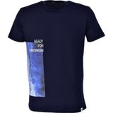 Raymons R8410 BGL-ST03768 Erkek Sıfır Yaka Baskılı Tişört