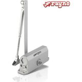 Rayno Gümüş Kapı Hidroliği No:2 25-45 kg - Kontrollü Kapanış ve Metal Gövde Özellikleriyle 1 Adet RYN11550