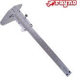 Rayno Mekanik Kumpas 150 x 0.02 mm RYN6075 - Yüksek Hassasiyetli Ölçüm Aleti, Dayanıklı Metal Yapı