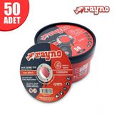 Rayno Metal Kesici 115X1.0x22.23 Inox Kesme Taşı - 50 Adet - Ryn10020
