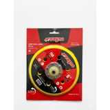 Rayno Profesyonel Zımparalama Pedi - 150mm (6 İnç) Cırtlı Zımpara Tabanı, 12.000 RPM Maksimum Hız, Havalı ve Elektrikli Zımpara Makineleri ile Uyumlu, Dayanıklı Esnek Yapı