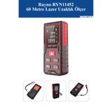 RAYNO RYN11452 - 60 Metre Lazer Uzaklık Ölçer | Class II | IP54 Koruma