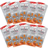 Rayovac Extra 13 Numara İşitme Cihaz Pili 60 Adet 1,45 V Düğme Pil Yüksek Performans