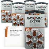 Rayovac Extra 312 Numara 30'lu İşitme Cihazı Pili 1,45 V Düğme Pil Tipi Uzun Ömürlü - 5'li