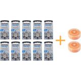 Rayovac Koklear Implant Işitme Cihazı Pili, 675CP Implant Pro+ (10 Paket x 6 Adet = 60 Adet Pil) + Hediye Işitme Cihazı Nem Alıcı Tablet - 10'lu