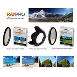 Raypro 58Mm Uv Filtre + Circular Polarize Filtre + Parasoley Seti