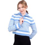 Rays 6619 Fermuar Detay Yumoş Kazak Bebe Mavi - Standart