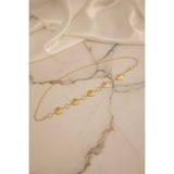 Rays Gold Midye Detaylı Zincir Kadın Kemer 442 - Standart