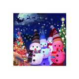 RAYTOYS OYUNCAK Led Işıklı Kardan Adam Yılbaşı Ağacı Süsleri Renk Değiştiren Kardan Adam Led Light Colors Snowman RENKLİ