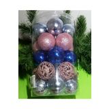 RAYTOYS OYUNCAK Profesyonel 6 Cm 25 Adet Yılbaşı Topu Yılbaşı Ağacı Süsleri 5 Farklı Model Top Süs Noel Süsleri RENKLİ