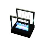 RAYTOYS OYUNCAK RENKLİ LED IŞIKLI BALANS TOPLARI CAM STRES TOPLARI IŞIKLI VIP İLLUMİNOUS NEWTONS CRADLE LED LİGHT RENKLİ
