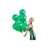 RAYTOYS OYUNCAK VIP 100 PCS SHINY METALLIC GREEN BALLOON VIP KALİTE PARLAK METALİK YEŞİL BALON HELYUM GAZI UYUMLUDUR YEŞİL