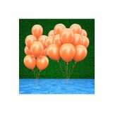 RAYTOYS OYUNCAK VIP 100 PCS SHINY METALLIC ORANGE BALLOON VIP KALİTE PARLAK METALİK TURUNCU BALON HELYUM GAZI UYUMLU TURUNCU