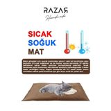 razar Sıcak-Soğuk Kedi Köpek Matı / Kedi Yatağı / Serinletici Mat / Isıtıcı Mat / Serinletici Jel Yatak