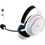 Razer Barracuda X Chroma - 6 Bölge Chroma RGB ile Kablosuz Çok Platformlu Oyun Kulaklığı (SmartSwitch Hyperspeed & Bluetooth, 40mm Sürücüler, Çıkarılabilir Kardioid Mikrofon) Beyaz