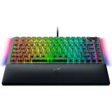 Razer Blackwidow V4 Oyun Klavyesi Kablolu 75% Green Switch Us Layout Metal Yapı RZ03-05003300-R3M1 - Siyah