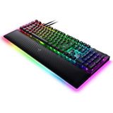 Razer Blackwidow V4 Pro Kablolu Mekanik Oyun Klavyesi Green Switch Türkçe Q Tuş Formu RZ03-04681200-R3L1 - Siyah