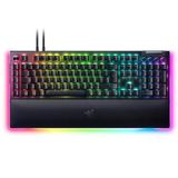 Razer Blackwidow V4 Pro (Yeşil Anahtar) - Mekanik Oyun Klavyesi (Tıklanabilir Mekanik Anahtarlar, Komut Tekerleği Ve 8 Makro Tuş, Çok İşlevli Silindir, Bilek Desteği) Qwertz De Düzeni | Siyah