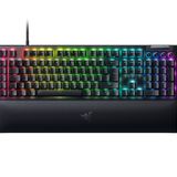 Razer BlackWidow V4 (Yeşil Anahtar) - Chroma RGB mekanik oyun klavyesi - Razer Snap Tap (tıklamalı mekanik anahtarlar, 6 özel makro tuşu, avuç içi dayanağı) TR düzeni | Siyah
