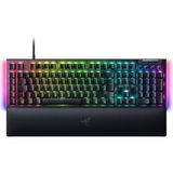 Razer Blackwidow V4 (Yeşil Anahtar) - Mekanik Oyun Klavyesi, Chroma Rgb (Tıklamalı Mekanik Anahtarlar, 6 Özel Makro Tuş, Doubleshot Abs Klavye Tuşları), Qwerty Birleşik Krallık Düzeni, Siyah