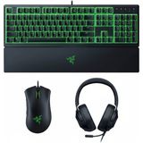 Razer Deathadder Essential Mouse + Ornata V3 x Klavye + Kraken x Lite Kulaklık Gaming Set