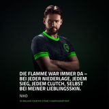 Razer Gigantus V2 Niko Edition - Yumuşak E-Spor Oyun Mouse Pad'i - Yumuşak Glidecore Köpük - Daha Fazla Kontrol Için Özel Dokuma Yüzey - Yumuşak ve Yuvarlanabilir - 500 mm x 480 mm | Niko - Siyah