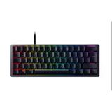 Razer Huntsman Mini (Kırmızı Anahtar) - Kompakt %60 Oyun Klavyesi (Doğrusal Optik-Mekanik Anahtarlar, Doubleshot Pbt Tuş Başlıkları, Çıkarılabilir Usb-C Kablosu) Qwertz De Düzeni | Siyah