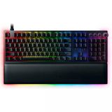 Razer Huntsman V2 (Analog Anahtar) - Neredeyse Gecikmesiz Optik Oyun Klavyesi (Analog Opti-Mekanik Anahtarlar, Doubleshot Pbt Klavye Tuşları, Çıkarılabilir Usb-C Kablosu) Qwerty Abd Düzeni | Siyah